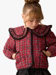 Детская куртка с воротником в клетку Angel & Rocket, Red/Multi - фото 3
