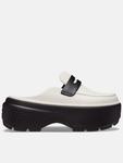 Crocs Сабо "Stomp" бело-черного цвета - фото