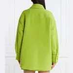 Куртка оверсайз с добавлением шерсти Samsøe Samsøe, зеленый - фото 2