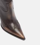 Ботинки Lidia 105 из кожи до середины икры Paris Texas, Ebano - фото 5