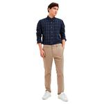 Брюки Selected New Miles Slim Fit Chino, бежевый - фото 4