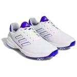 Футболка Adidas ZG23 Golf Cloud White Lucid Blue Silver Metallic, бело-голубая - фото