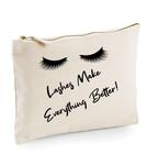 Косметичка с ресницами делает все лучше 60 SECOND MAKEOVER, бежевый - фото