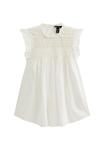 Блуза New Look PANELLED SLEEVELESS, White - фото 5