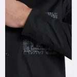 Рубашка стандартного кроя Karl Lagerfeld, черный - фото 4