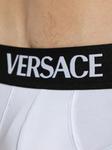 Трусы-брифы с логотипом Versace (упаковка из трех штук), белый - фото 4