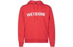 WE11DONE Унисекс-худи красного цвета - фото 2