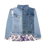 Джинсовая куртка Needles с закрытыми брюками Off White - фото