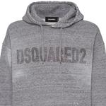 Худи с логотипом Dsquared 2, серый - фото 5