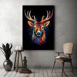 Картина на холсте Hustling Sharks Buntes-Reh, оранжевый - фото 3