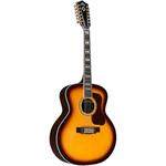 Акустически-электрическая гитара Guild F-512E Jumbo Antique Burst - фото