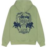 Худи с принтом Stüssy Logo Stussy, зеленый - фото 3