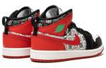 Кроссовки Air Jordan Air Jordan 1 Mid Se Ps 'Ugly Christmas Sweater', красный (размер RU 28,5) - фото 4