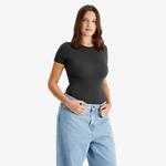 Футболка-Боди подходит всем Skims, Onyx - фото 2