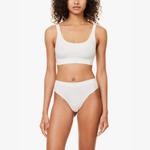 Всегда облегченные стринги из эластичного хлопка Sloggi, белый - фото 2