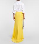 Шелковая юбка макси Valentino, Tuscan Sun - фото 3