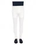 Белые хлопчатобумажные брюки, модель dieci Pt Torino, белый - фото