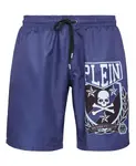 Плавки, череп и кости Philipp Plein, синий - фото