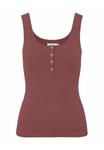 Топ Pieces, темно-красный Pckitte Tank - фото