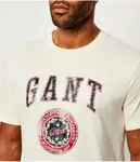 Футболка с рисунком Regular fit Gant, белый - фото 4