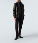 Кожаные туфли дерби Giorgio Armani, Nero - фото 2