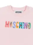 Платье с оборками Moschino Kids, розовый - фото 3