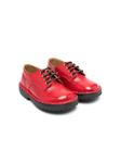 Pèpè лакированные туфли на шнуровке, красный - фото