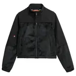Куртка Superdry Drop Needle Velour Trekker, черный - фото