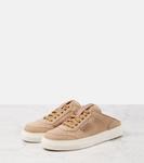 Замшевые кеды Slides Max Mara, Visone - фото 4