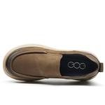 Мужские лоферы GOG черные, желто-коричневые шнуровка увеличение высоты на 6 см - фото 2