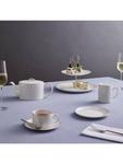 Чашка и блюдце Gio Platinum Fine Bone China, 235 мл, белые Wedgwood, ite - фото 6