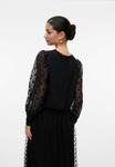 Блуза Vero Moda VMALVA, Black - фото 3