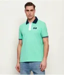 Полюс regular fit La Martina, бирюзовый - фото