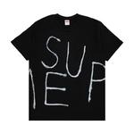 Футболка Supreme Painted Tee, Black - фото