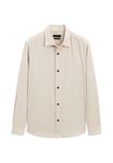 Куртка Massimo Dutti REGULAR FIT OVERSHIRT , Beige - фото 5
