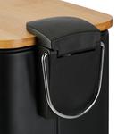 Бак с педалью Relaxdays, черный - фото 4