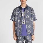 Джинсовая рубашка Tears X Tears Мужская синяя Dior, синий - фото 3