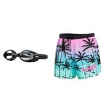 Li Ning ПОДКЛАДКА Мужские шорты для плавания, Черный - фото 16