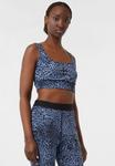 Топ comma casual identity BUSTIER MIT ALL-OVER-LEO-PRINT, Arktisblau/Light Blue - фото