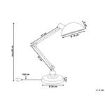 Настольная лампа Beliani, 19x19x80 см, черный - фото 3