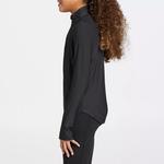 Куртка на молнии 1/4 с длинными рукавами Dsg для девочек, черный - фото 4