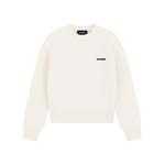 Свитер с вышитым логотипом WE11DONE, цвет слоновая кость - фото 2