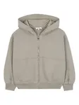 Толстовка на молнии с капюшоном Chloé Kids, серый - фото
