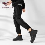 Ботинки мужские черные Septwolves - фото 8