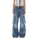 1996 D Sire 0NLAX джинсы прямого кроя DIESEL, синий - фото 4