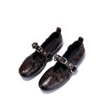 Туфли Мэри Джейн для женщин BELLALILY, Coffee - фото 4