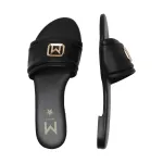 Кожаные тапочки Avi Marella, черный - фото 3