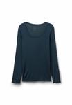 Топ с длинными рукавами Intimissimi, темно-синий - фото