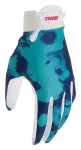 Перчатки Launchmode Bleach Thor, белый/аквамарин - фото
