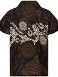Рубашка King Kameha Maori Chest, коричневый - фото 2